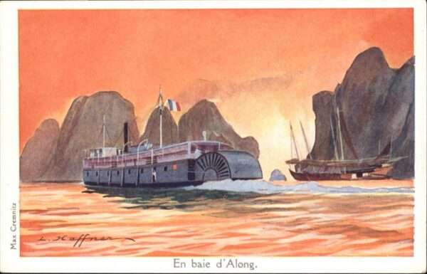 Baie d Along en baie d_Along Dampfer Boot