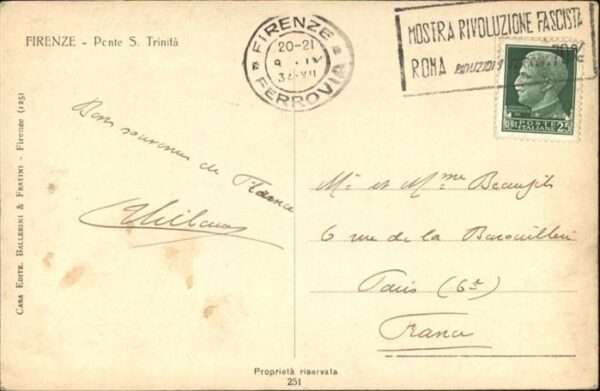 Firenze Florenz Ponte Trinata – Bild 2