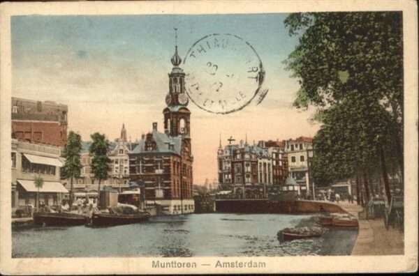 Amsterdam Niederlande Munttoren