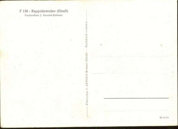 Rappoltsweiler Haut Rhin Elsass Elsaß – Bild 2
