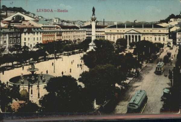 Lisboa Rocio Straßenbahn