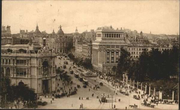 Madrid Spain Calle Alcala