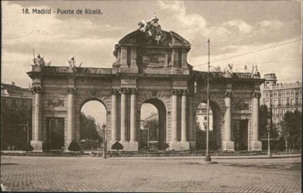 Madrid Spain Puerta Alcala