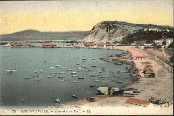 Philippeville Algerien Ensemble du Port