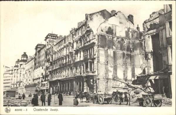 Oostende Ostende Zeedijk Kutsche