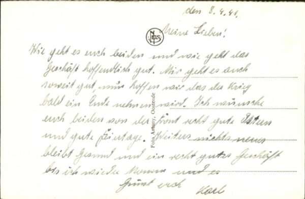 Oostende Ostende Zeedijk Kutsche – Bild 2