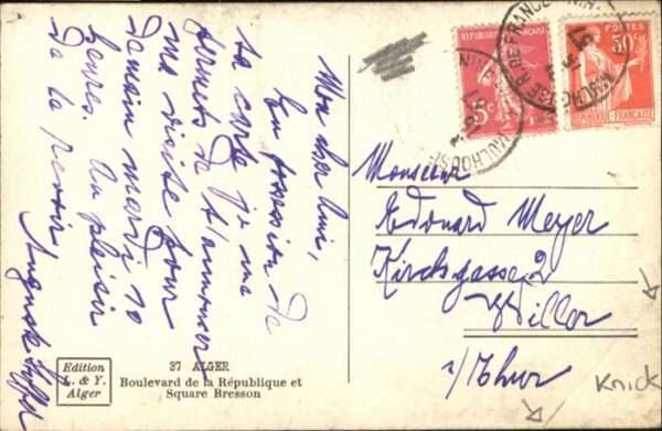 Alger Algerien Boulevard Republice Square Bresson – Bild 2