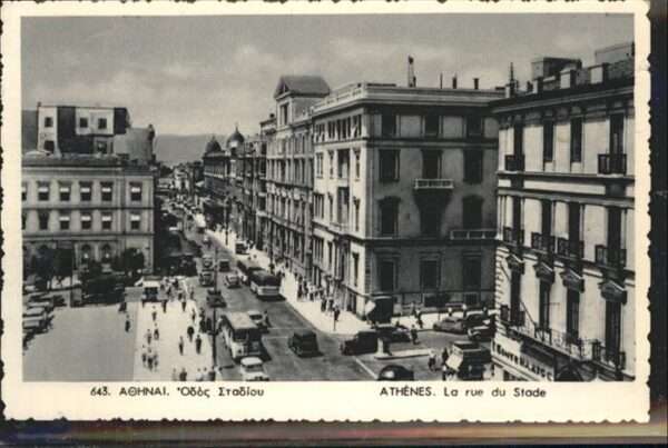 Athen Griechenland Rue du Stade