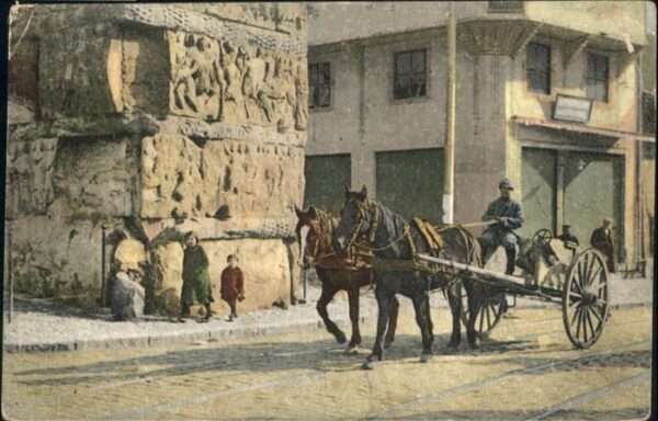 Salonique Salonica Porte Alexandre Kutsche