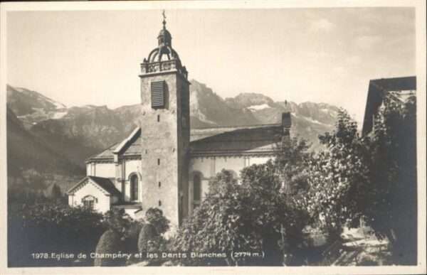 Champery Eglise Dents Blanches