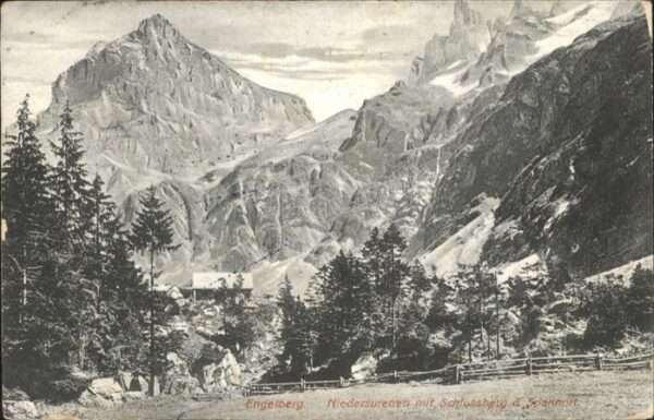 Engelberg OW Niedersurenen Schlossberg Spannort