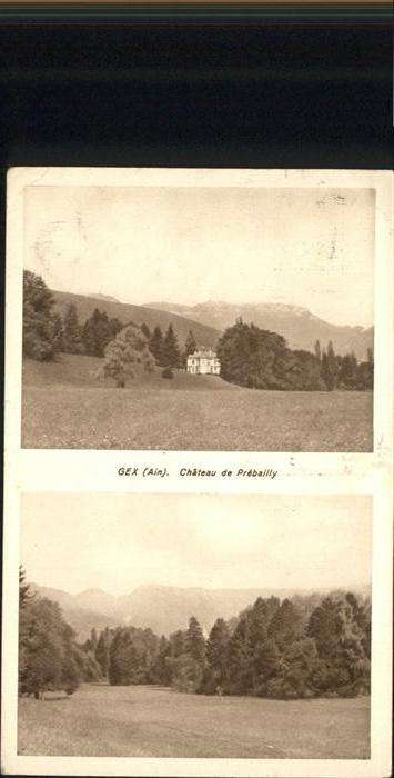 Gex Chateau Prebailly