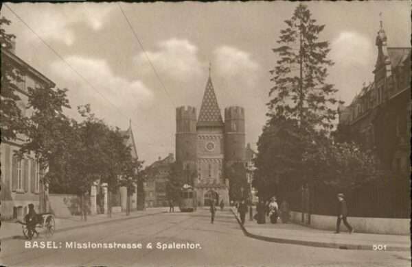 Basel BS Missionsstrasse Spalentor Tram