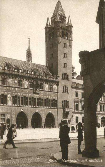 Basel BS Marktplatz Rathaus
