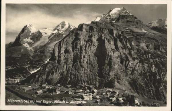 Muerren BE Eiger Mönch Jungfrau