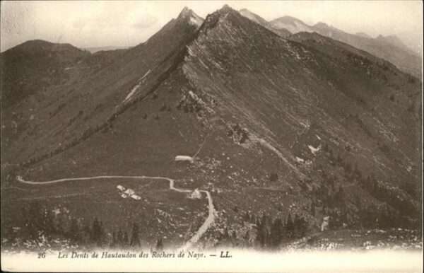 Rochers de Naye Dents Hautaudon