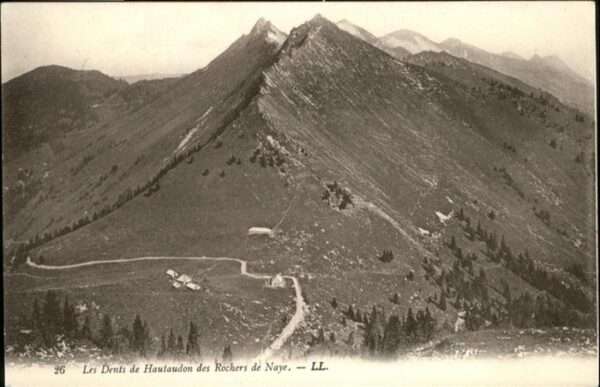 Rochers de Naye Dents Hautaudon
