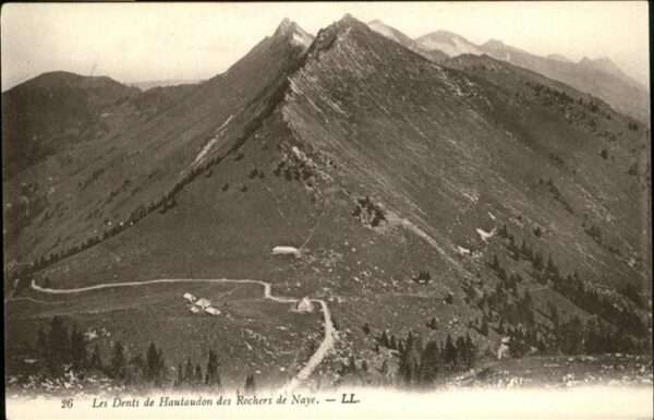 Rochers de Naye Dents Hautaudon