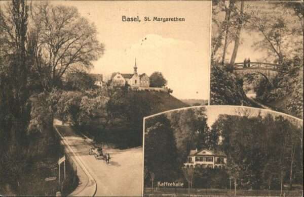 Basel BS St Margarethen Kutsche Kaffeehalle