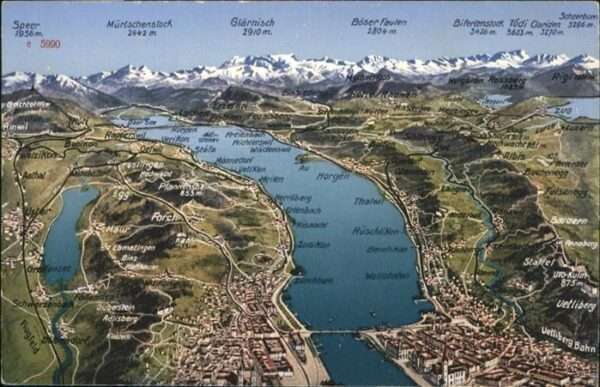 Thalwil Fliegeraufnahme