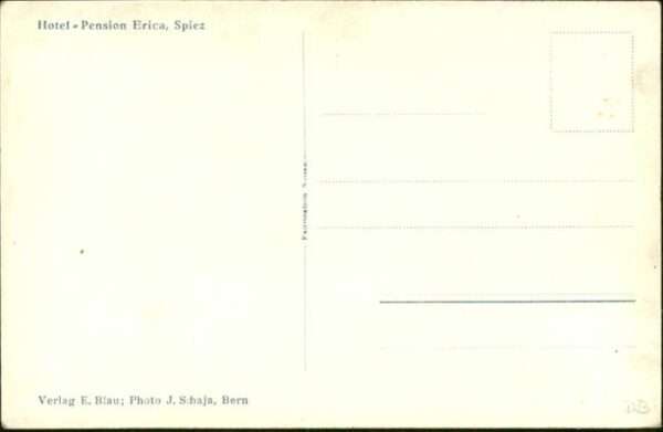 Spiez BE Hotel Pension Erica – Bild 2