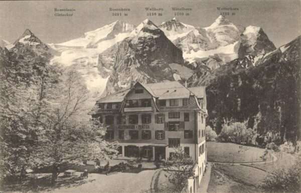 Hasliberg Hohfluh Rosenlaui Gletscher Wellhorn Mittelhorn