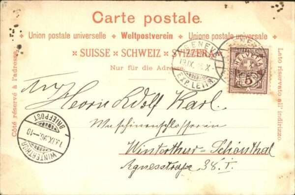 Geneve GE Brücke Möven Strassenbahn – Bild 2