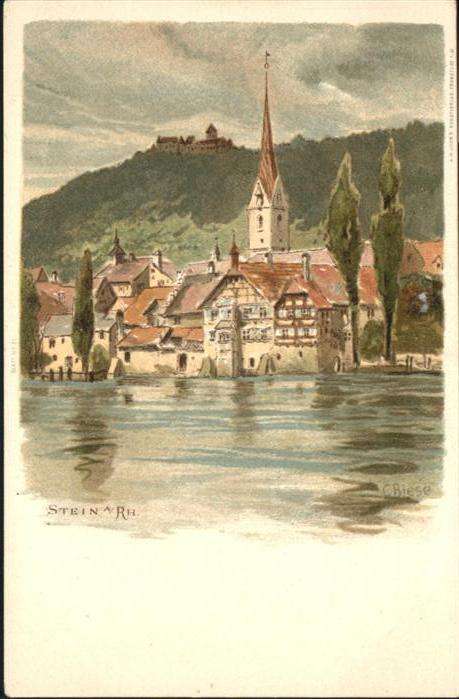 Stein Rhein Künstler C Biese