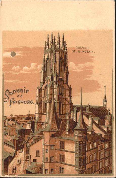 Fribourg FR Cathedrale St Nikolas