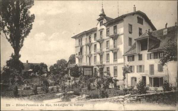 Vevey VD Hotel Pension du Roc St Legier