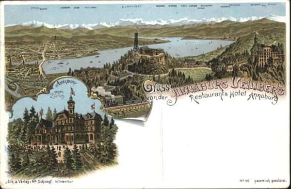 Seebach Zuerich [Stempelabschlag] Restaurant Annaburg