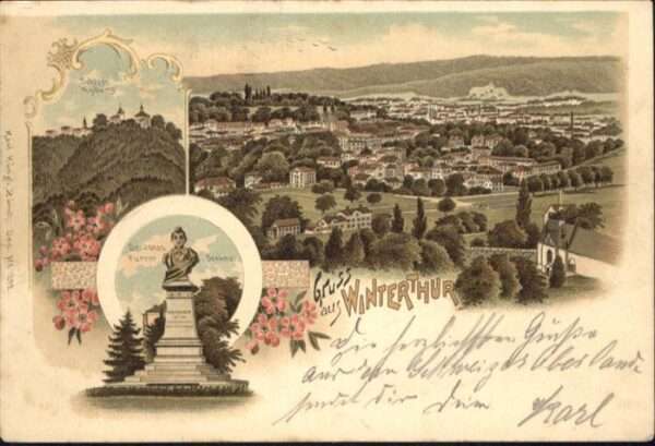 Winterthur Furrer Denkmal Schloss Kyburg