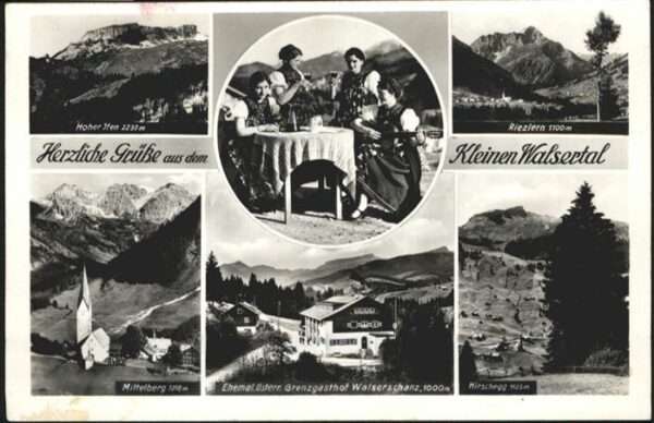 Riezlern Kleinwalsertal Vorarlberg Hirschegg Mittelberg Hoher Ifen Walsers