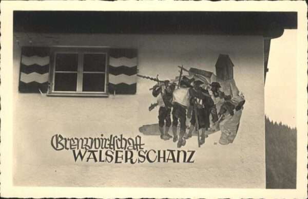 Riezlern Kleinwalsertal Vorarlberg Grenzwirtschaft Walserschanz