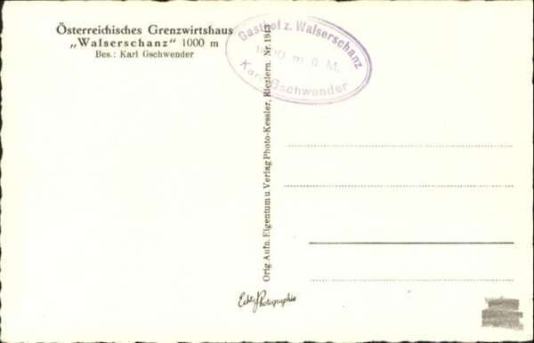 Riezlern Kleinwalsertal Vorarlberg Grenzwirtschaft Walserschanz – Bild 2