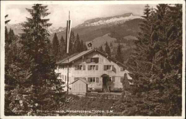 Riezlern Kleinwalsertal Vorarlberg Grenzwirtshaus Walserschanz