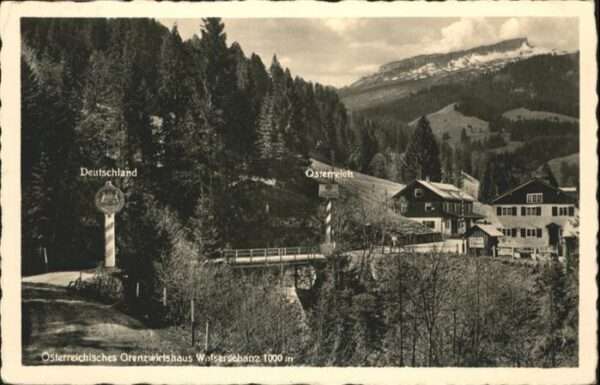 Riezlern Kleinwalsertal Vorarlberg Grenzwirtschaft Walserschanz