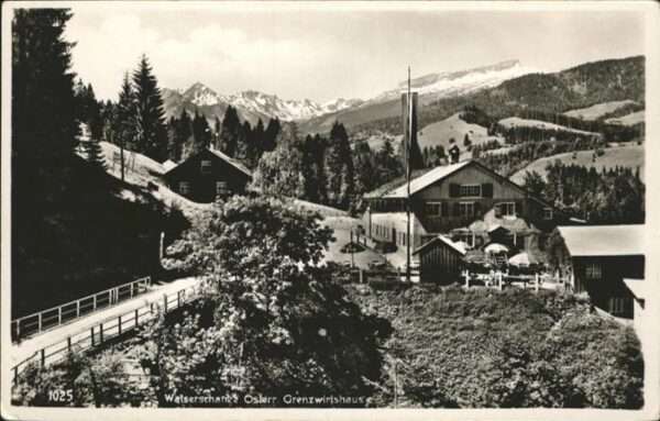 Walserschanz Kleinwalsertal Grenzwirtshaus