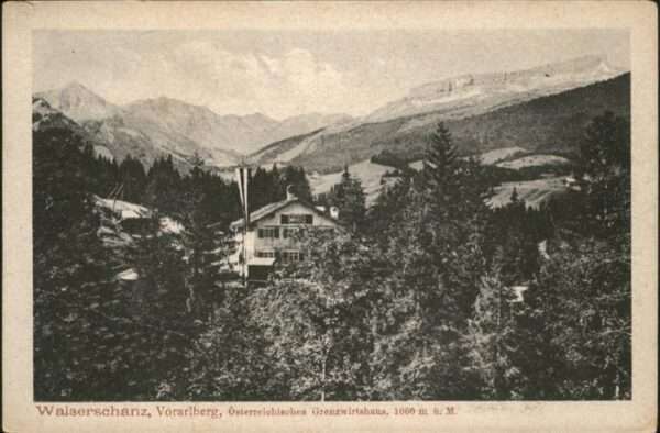 Walserschanz Kleinwalsertal Grenzwirtshaus