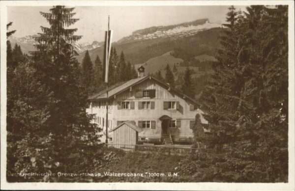 Walserschanz Kleinwalsertal Grenzwirtshaus