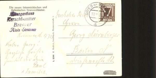 Brenner Grenz Gasthaus  Kerschbaumer – Bild 2