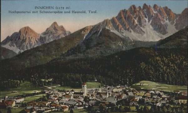 Innichen Suedtirol Hochpustertal Schusterspitze Haunold Ti