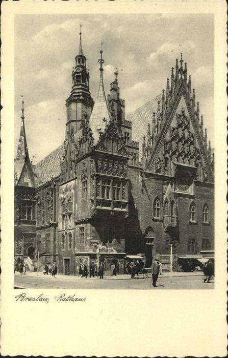 Breslau Niederschlesien Rathaus