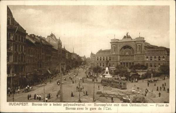Budapest Barossplatz Ostbahnhof Strassenbahn