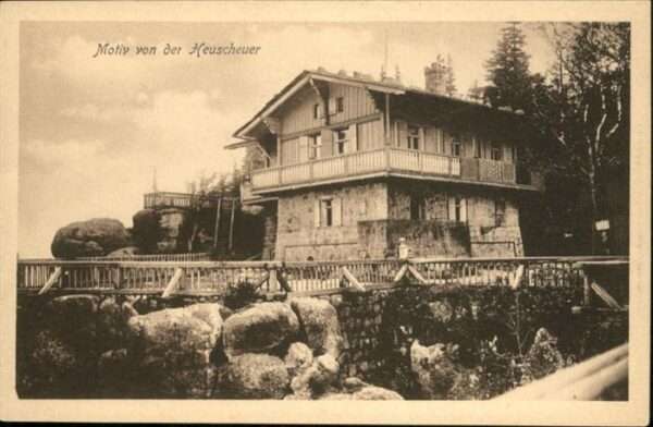 Glatz Niederschlesien [Verlag C Neumann] Heuscheuer