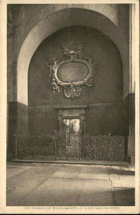 Danzig Westpreussen Reinholdskapelle Marien Kirche