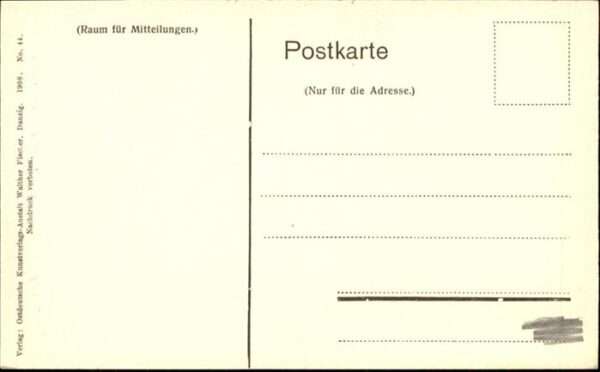 Danzig Westpreussen Pfarr Kirche St Marien – Bild 2