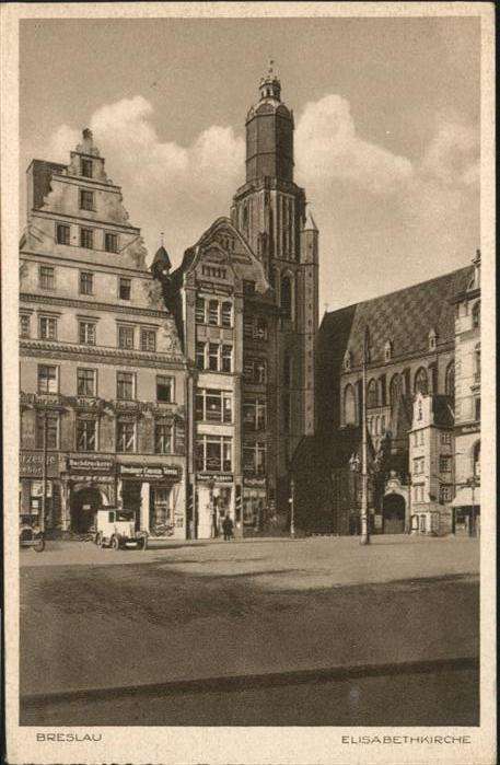 Breslau Niederschlesien Elisabeth Kirche