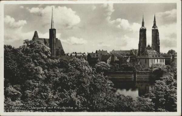 Breslau Niederschlesien Kreuz Kirche Dom