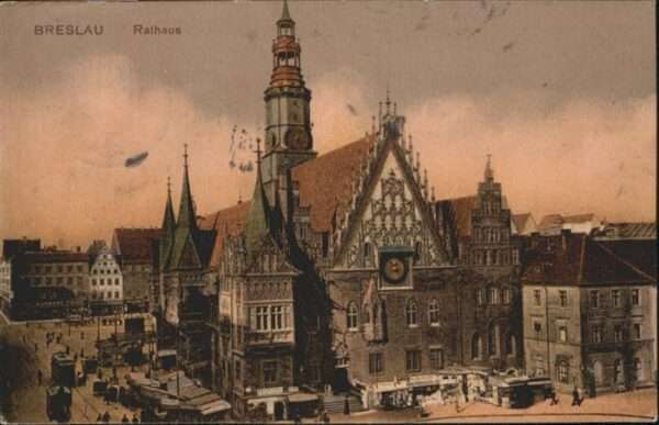 Breslau Niederschlesien Rathaus